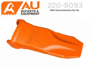 Orange metal K90 K Series Penetration Plus Tip accessory with embossed numbers, shown against a white background.