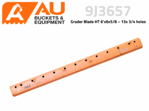 9J3657 - Grader Blade HT 6'x6x5/8 - 13x 3/4 holes