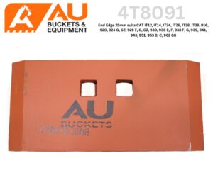 4T8091 - End Edge 25mm suits CAT IT12, IT14, IT24, IT26, IT28, IT38, 916, 920, 924 G, GZ, 928 F, G, GZ, 930, 936 E, F, 938 F, G, 939, 941, 943, 951, 953 B, C, 962 GII