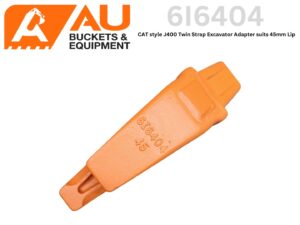 6I6404 - CAT style J400 Twin Strap Excavator Adapter suits 45mm Lip