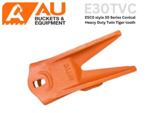 E30TVC- ESC0 style 30 Series Conical Heavy Duty Twin Tiger tooth