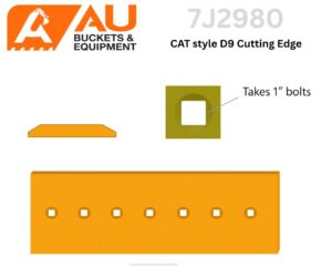 7J2980 – Caterpillar Style D9 Bolt-On Cutting Edge