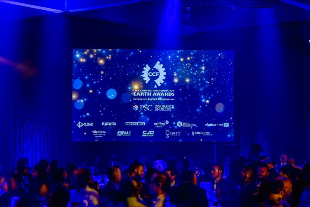 au-buckets-wa-earth-awards-2025-venue - AU Buckets | Excavator Buckets, Attachments & Heavy Equipment Hire Exterior view of Crown Perth, venue for the 2025 WA Earth Awards