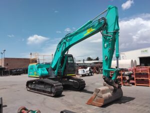 2022 KOBELCO SK210LC-10 EXCAVATOR 21t TOPCON LASER , SET BUCKETS, RUBBER PADS