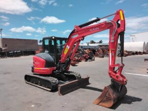 2022 KUBOTA U55-4 EXCAVATOR 5.5t RUBBER TRACKS, SET OF BUCKETS